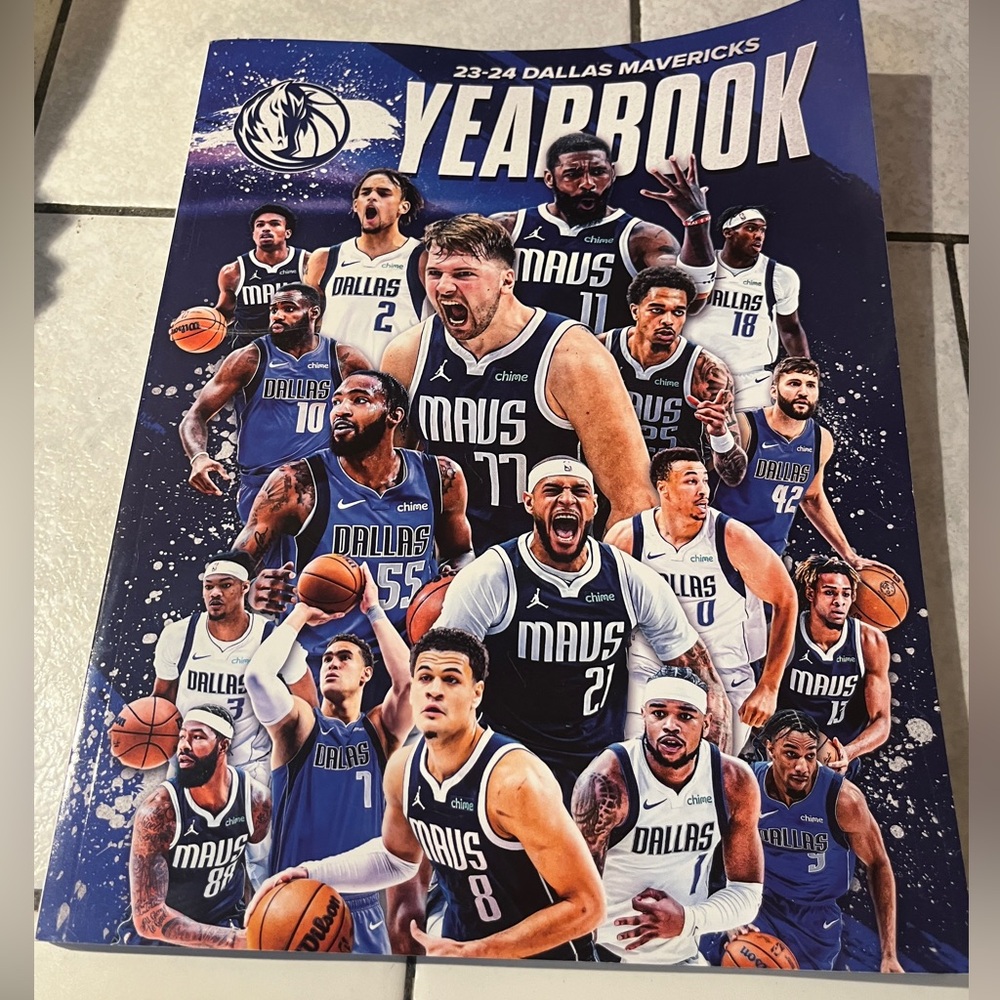 23-2024 Dallas Mavericks Yearbook .